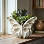 SilkyCast Butterfly Candle Making Mold - Reusable Silicone Mold for DIY Epoxy Resin, Plaster & Clay Crafts, Multi-Purpose for Succulent Planters, Pen Holders & Candle Diffusers - Easy Release Floral Wing Design, Butterfly Dec House Of Avana [[SKU:HOA-PLN-003]]