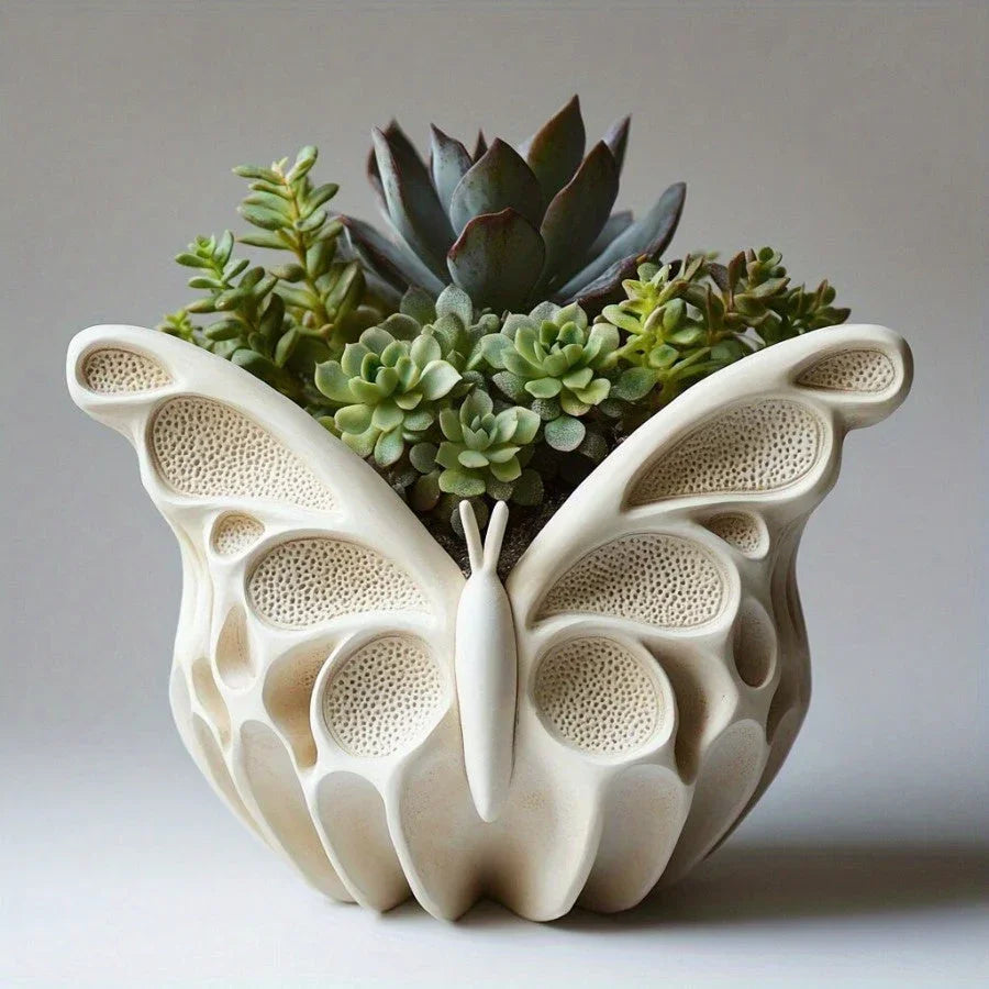 SilkyCast Butterfly Candle Making Mold - Reusable Silicone Mold for DIY Epoxy Resin, Plaster & Clay Crafts, Multi-Purpose for Succulent Planters, Pen Holders & Candle Diffusers - Easy Release Floral Wing Design, Butterfly Dec House Of Avana