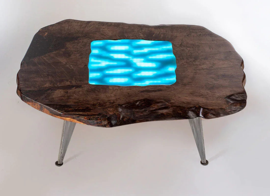 Silver Maple LED Table Enrico Bartolini