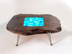 Silver Maple LED Table Enrico Bartolini