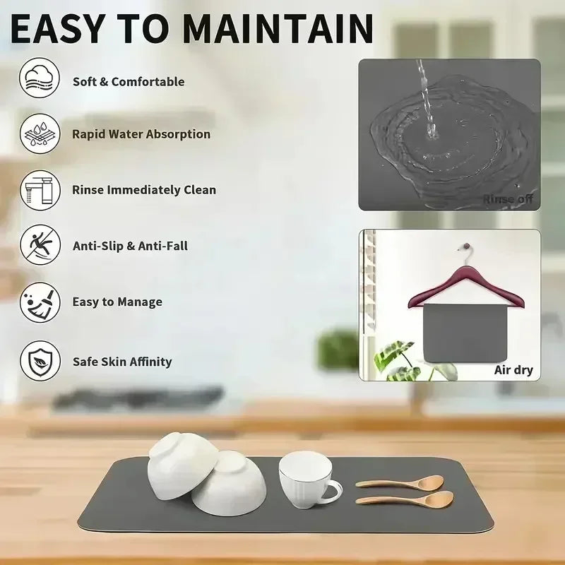Sink Mat - Non-Slip Rubber Minimalist