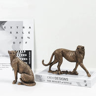 Vintage Cheetah Figurine for Home Decor House Of Avana