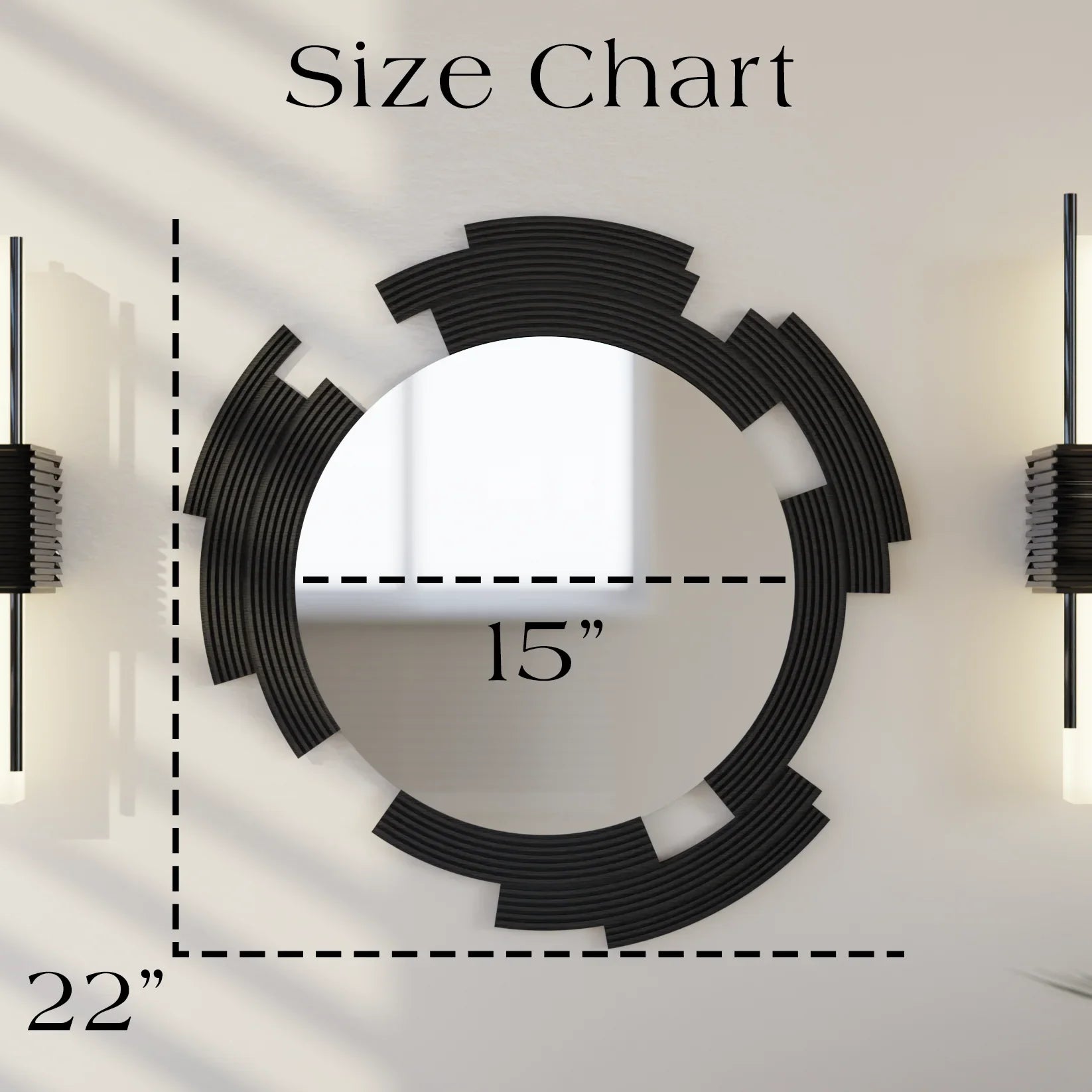 SCULPT Mirror Modernized Pottery