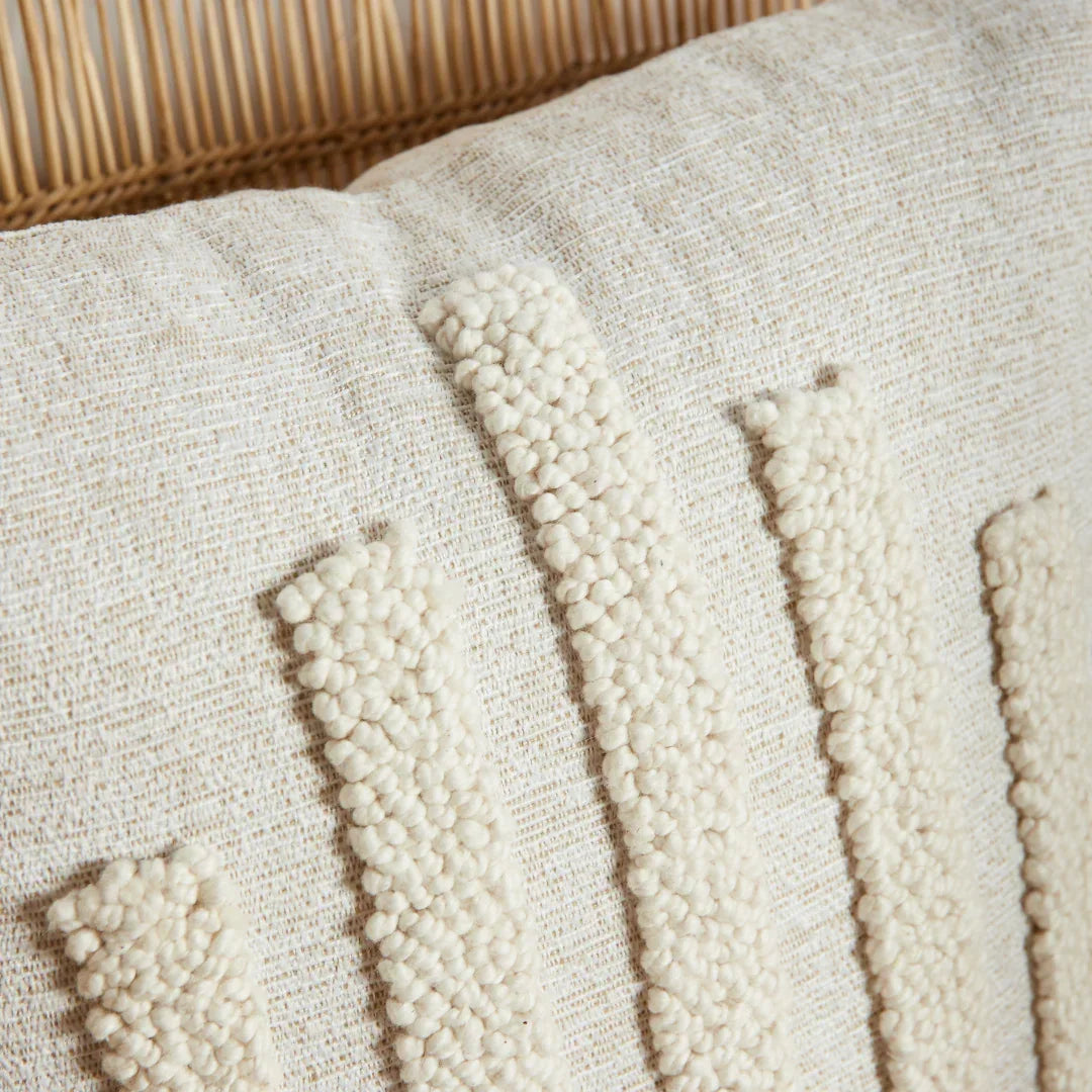 Slatted Diamond Throw Pillow Kanju Interiors