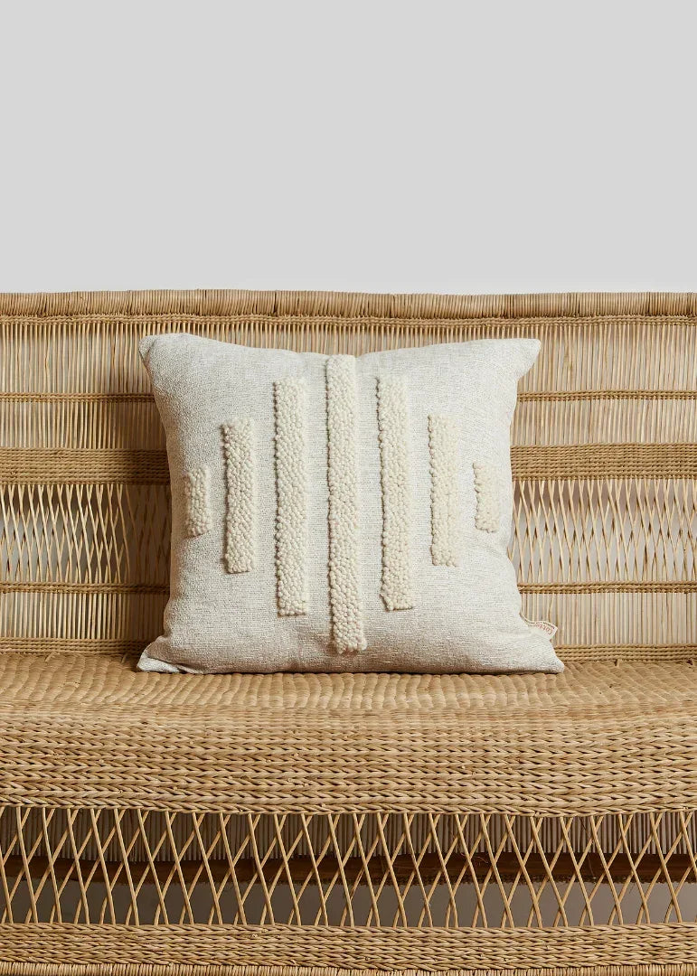 Slatted Diamond Throw Pillow Kanju Interiors