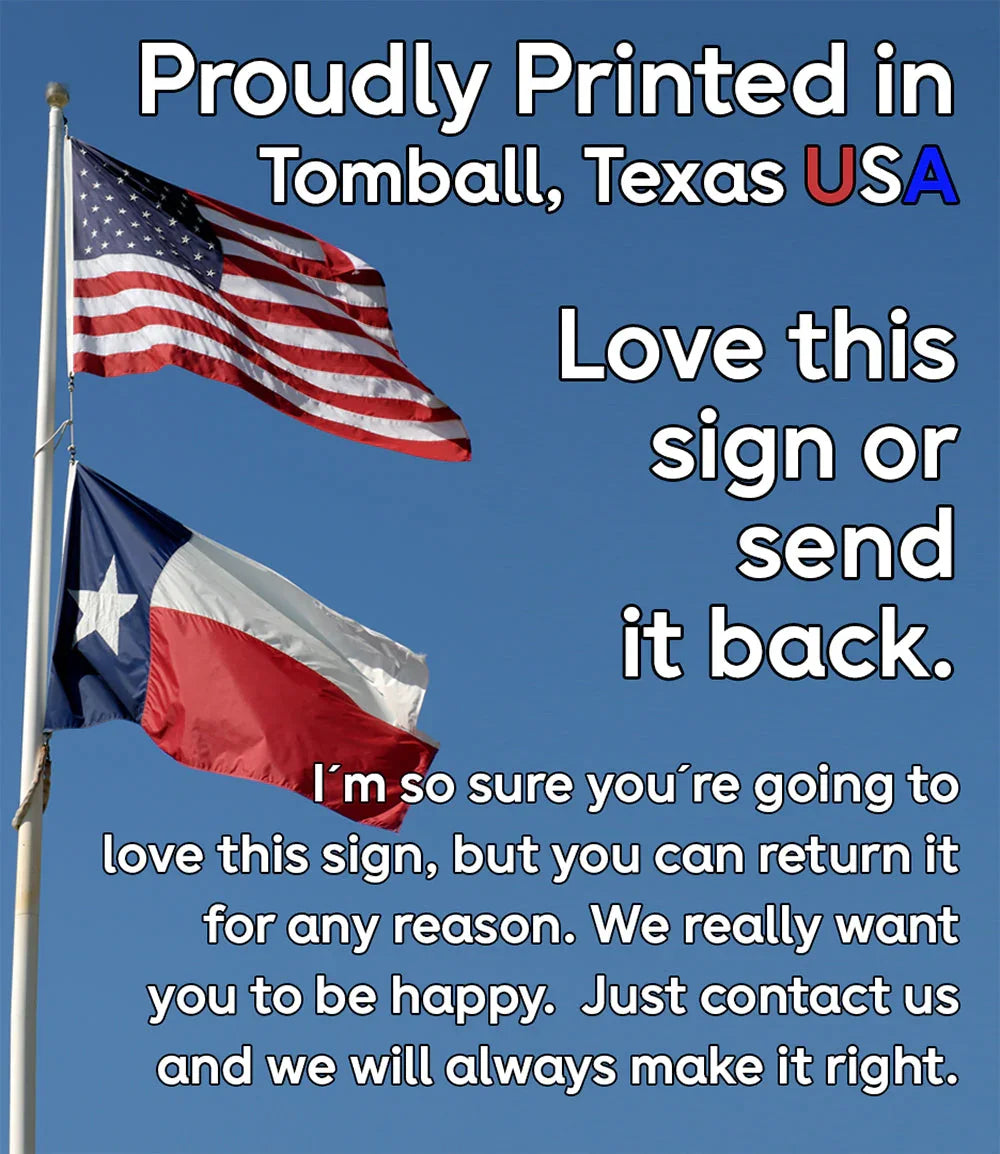 Slow Down Dust Down Metal Sign Lone Star Art
