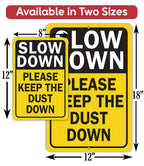 Slow Down Dust Down Metal Sign Lone Star Art