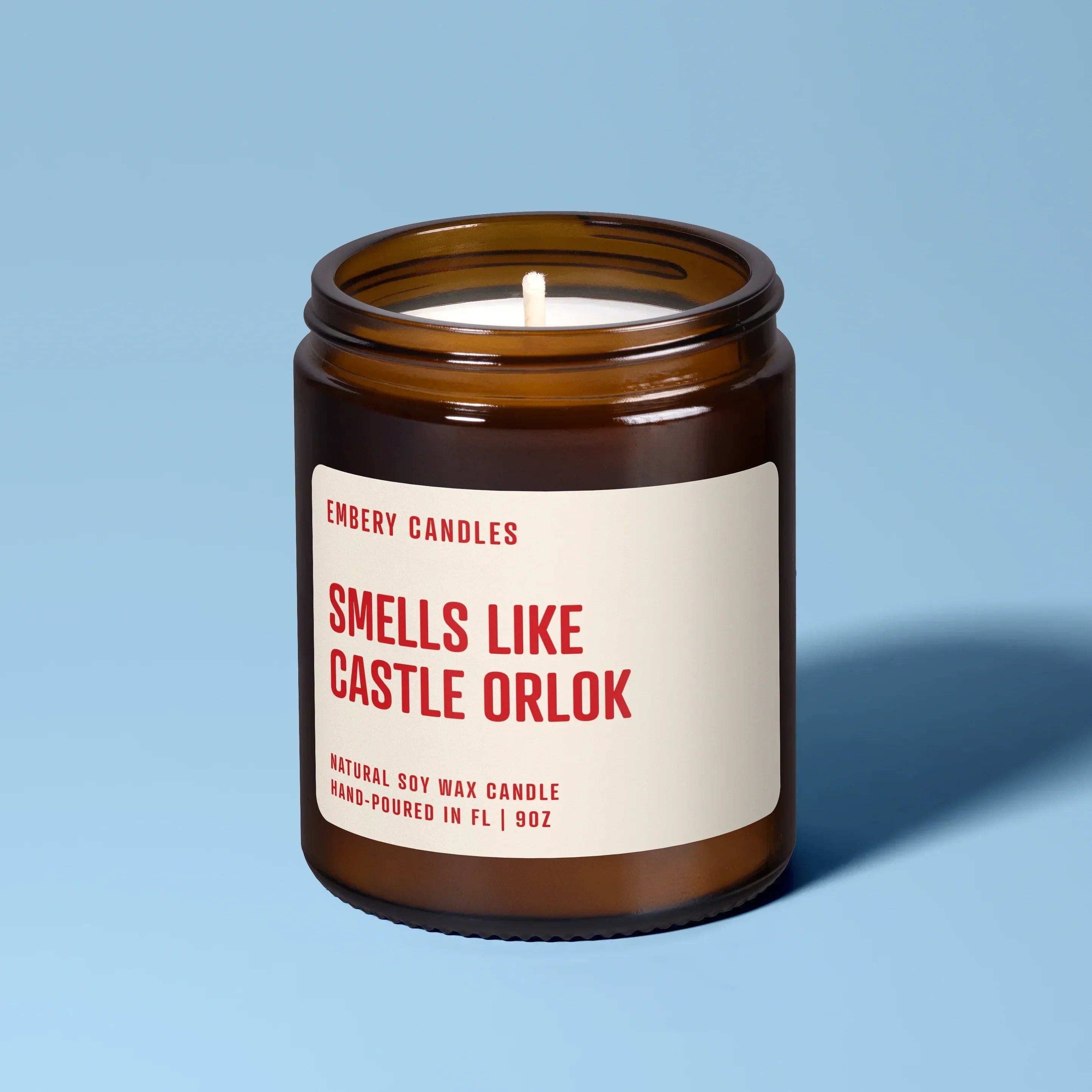 Smells Like Castle Orlok | Soy Wax Scented Candle, front view - House Of Avana