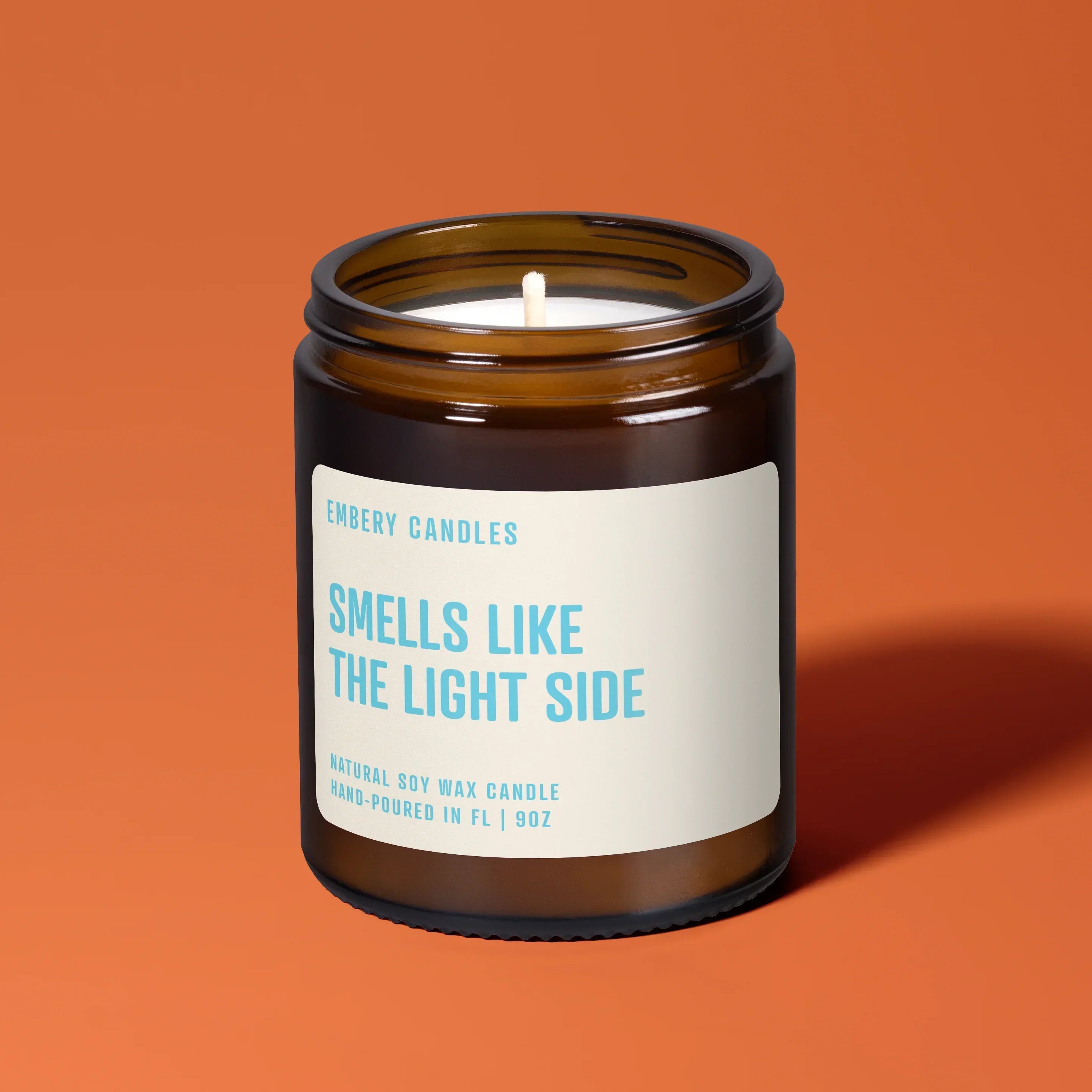 Smells Like the Light Side | Soy Wax Scented Candle, front view - House Of Avana