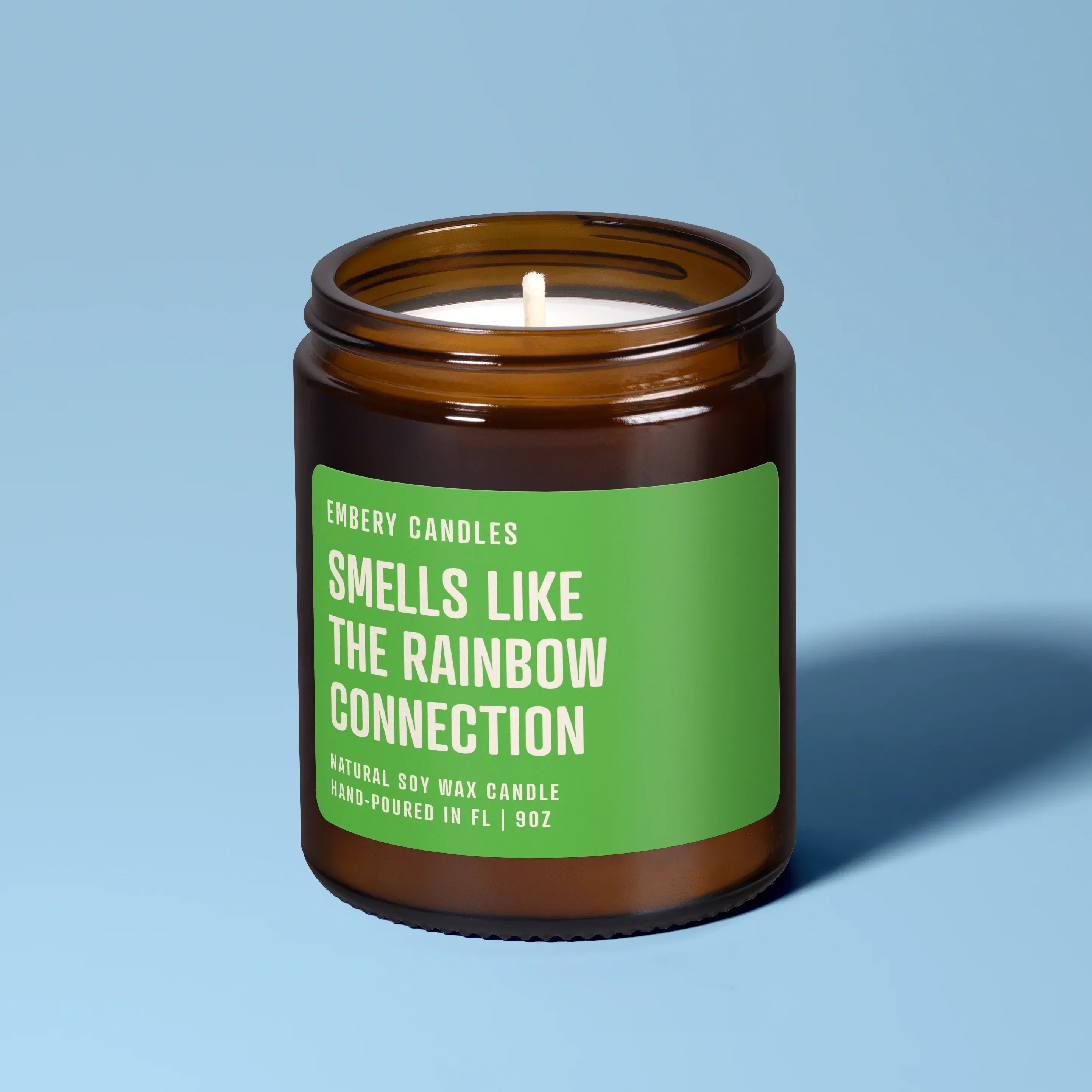 Smells Like the Rainbow Connection | Soy Wax Scented Candle, front view - House Of Avana