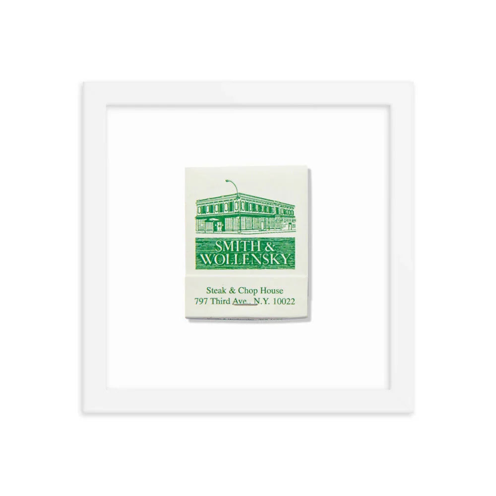 Smith & Wollensky Framed Print