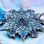 Snow Crystal Poinsettia Ornament (Aluminum)