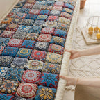 Sofa Bed Cover & Bohemian Chic Moroccan Blue Couch Protector topspet