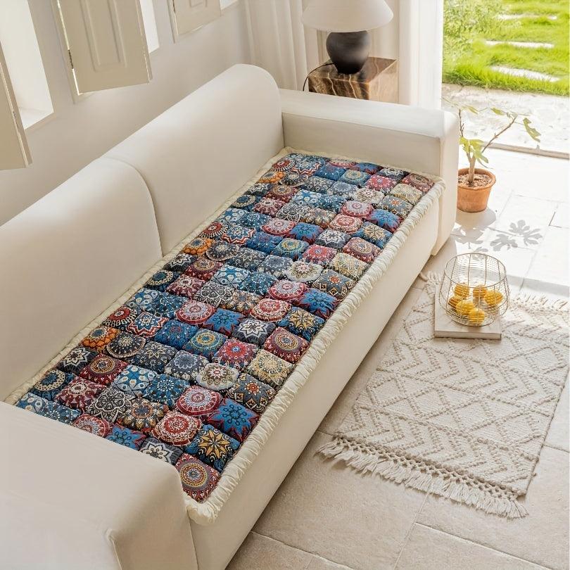 Sofa Bed Cover & Bohemian Chic Moroccan Blue Couch Protector topspet
