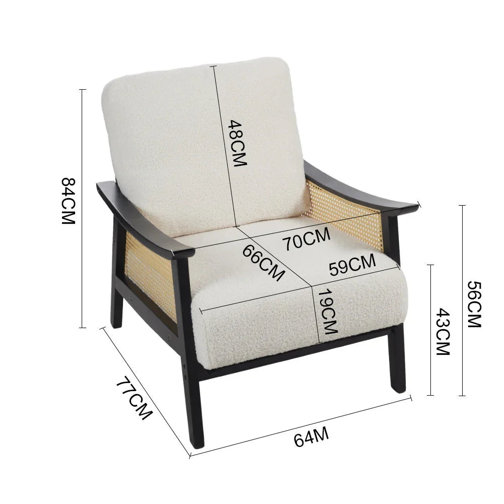 Sofa Bed - White Storage, side view - House Of Avana