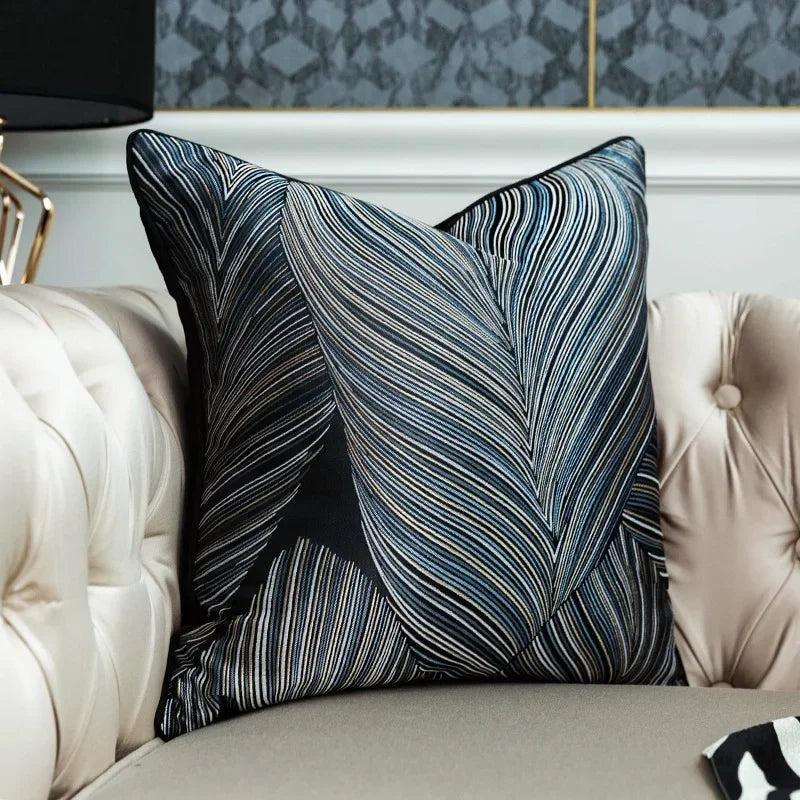 Luxury Throw Sofa Cushion Decorative Nordic Elegant Pillow for Chair Bed 30*45*50 Black Golden Zebra... - House Of Avana