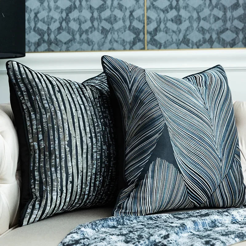 Luxury Throw Sofa Cushion Decorative Nordic Elegant Pillow for Chair Bed 30*45*50 Black Golden Zebra... - House Of Avana
