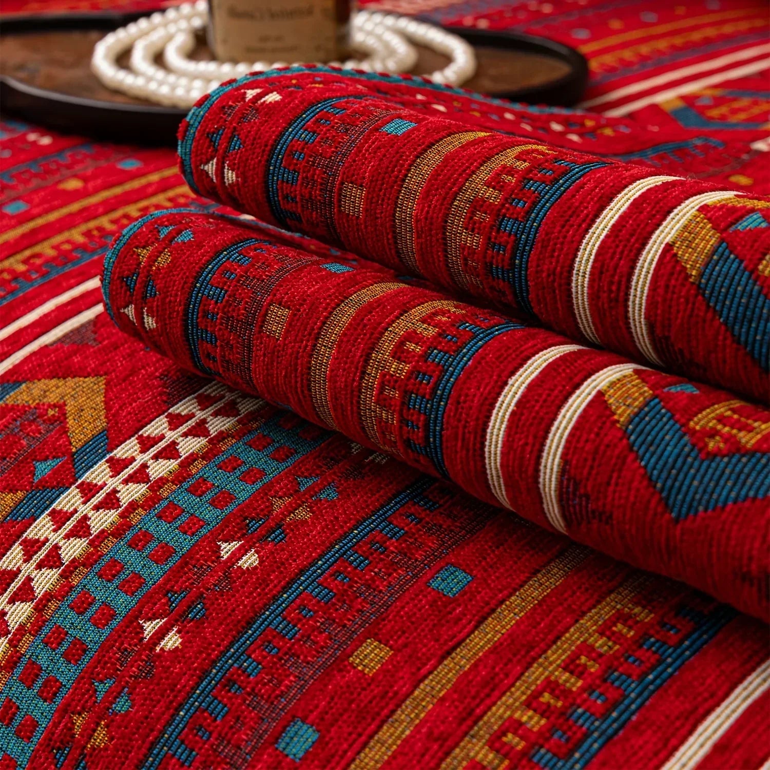 Sofa Cushion - Non-slip Chenille Geometric Multi-size