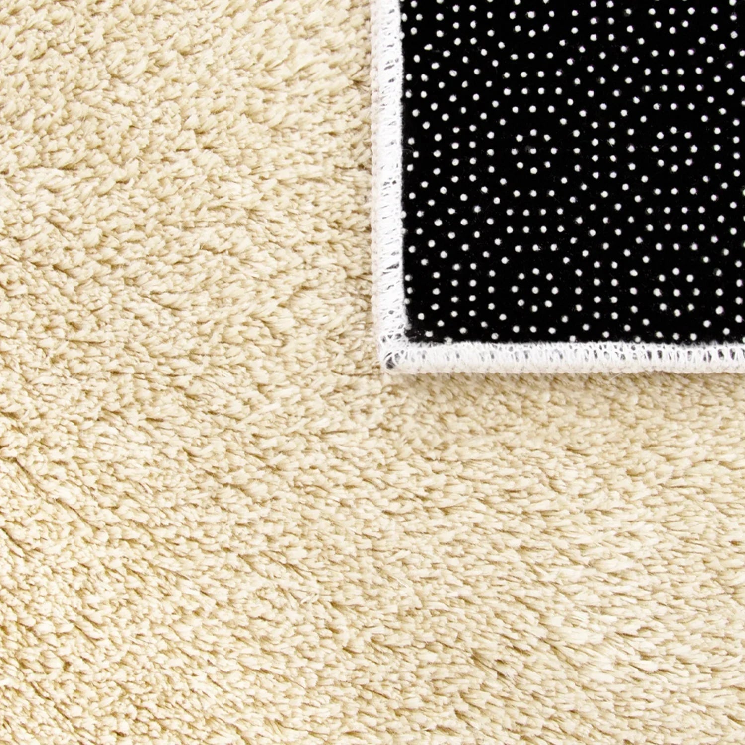 Soft Area Rug with Anti-Slip Backing Washable - Beige RugYourHome