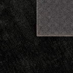 Soft Area Rug with Anti-Slip Backing Washable - Black RugYourHome