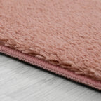 Soft Area Rug with Anti-Slip Backing Washable - Pink RugYourHome
