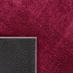 Soft Area Rug with Anti-slip Backing Washable - Red, lifestyle image - House Of Avana