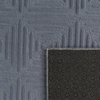 Soft Washable Area Rug Aspen with High-low Pattern, detail shot - House Of Avana
