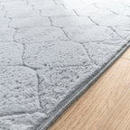Soft Washable Area Rug Aspen with Moroccan Pattern, in-use display - House Of Avana