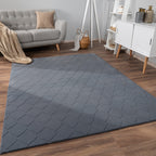 Soft Washable Area Rug Aspen with Moroccan Pattern, front view - House Of Avana