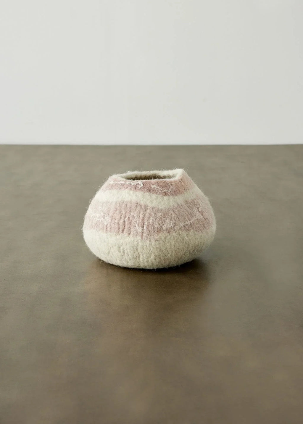 Soft Stone Harmony Ukhamba Wool Bowl Kanju Interiors