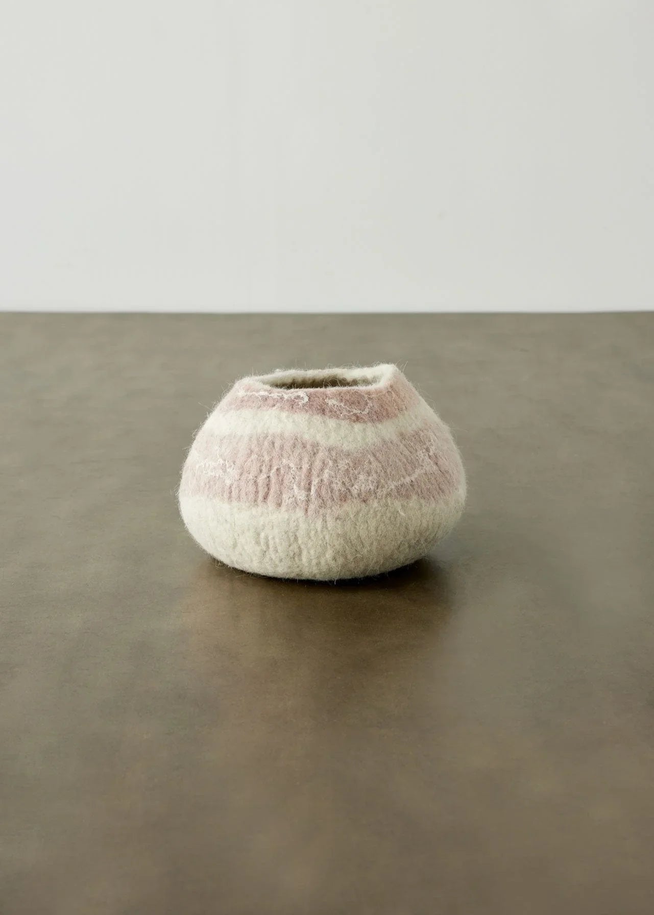 Soft Stone Harmony Ukhamba Wool Bowl Kanju Interiors