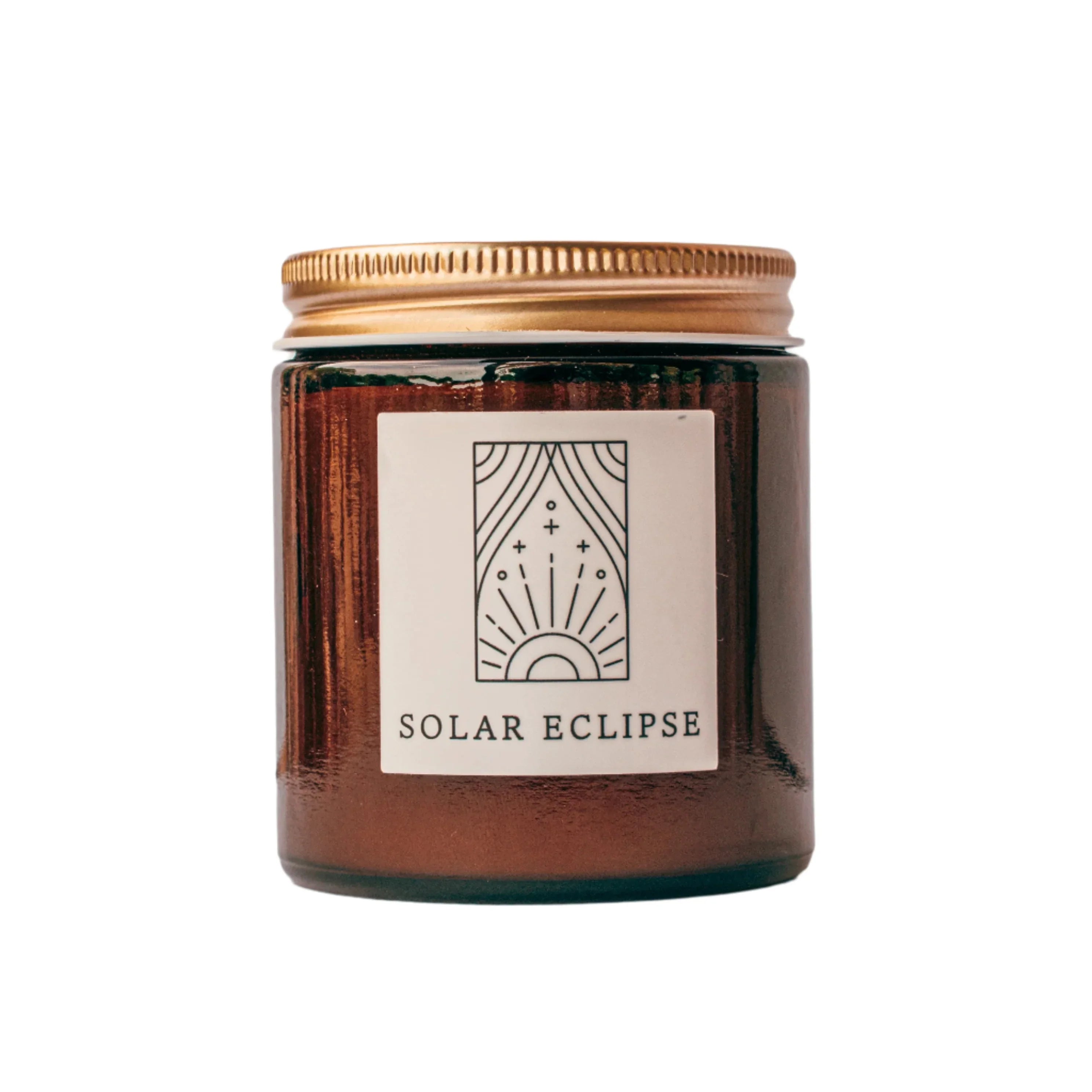 Solar Eclipse Fine Fragrance Candle, back view - House Of Avana