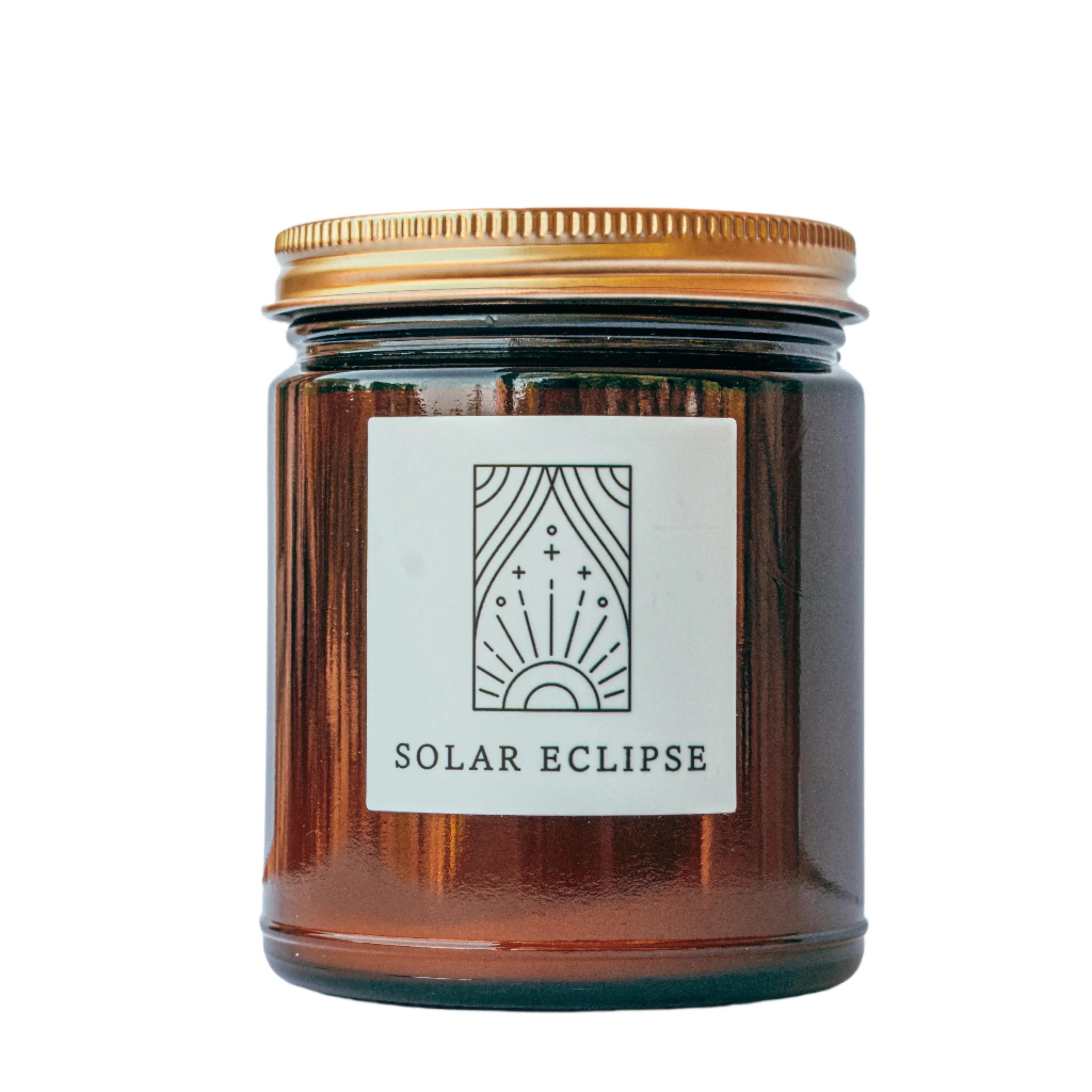 Solar Eclipse Fine Fragrance Candle, front view - House Of Avana