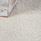 Solid Flatweave Rug Porto for Living Room - Cream RugYourHome
