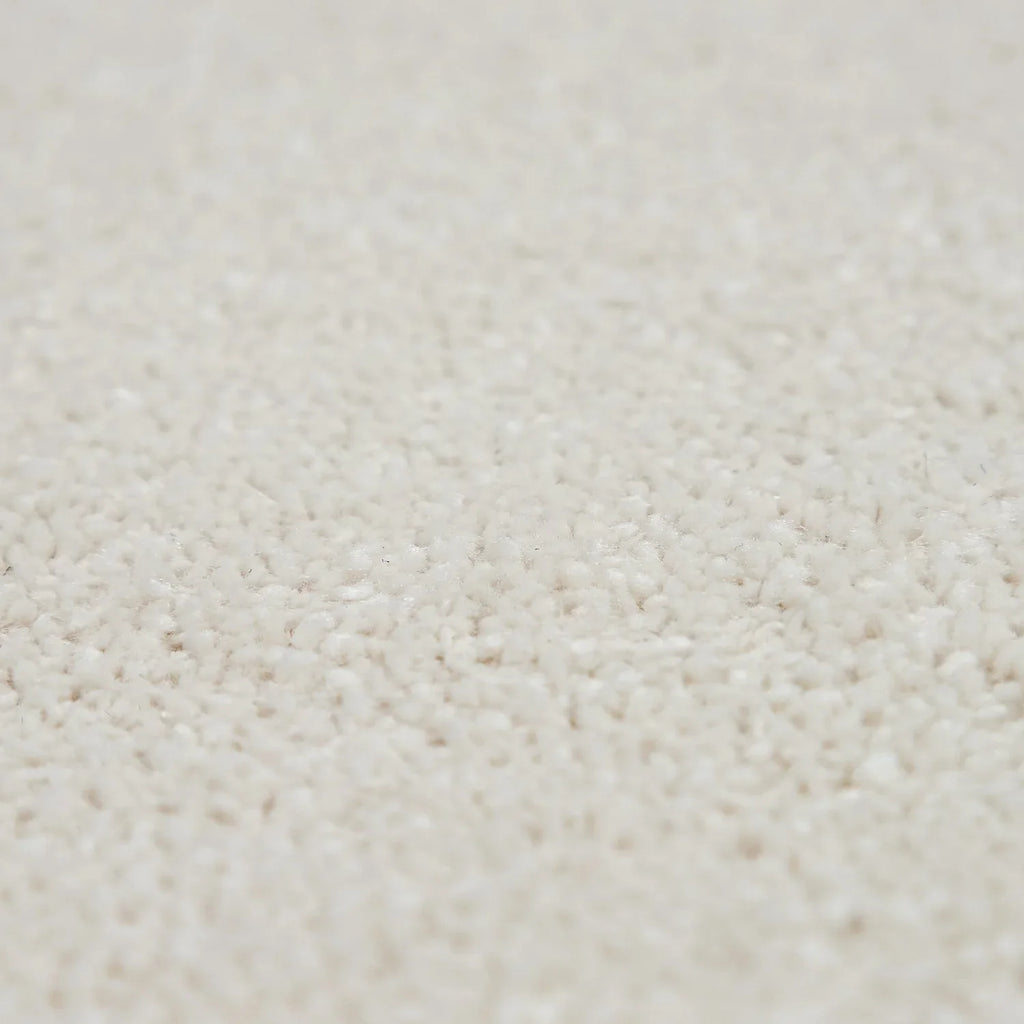 Solid Flatweave Rug Porto for Living Room - Cream RugYourHome