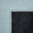 Solid Flatweave Rug Porto for Living Room - Light Blue RugYourHome