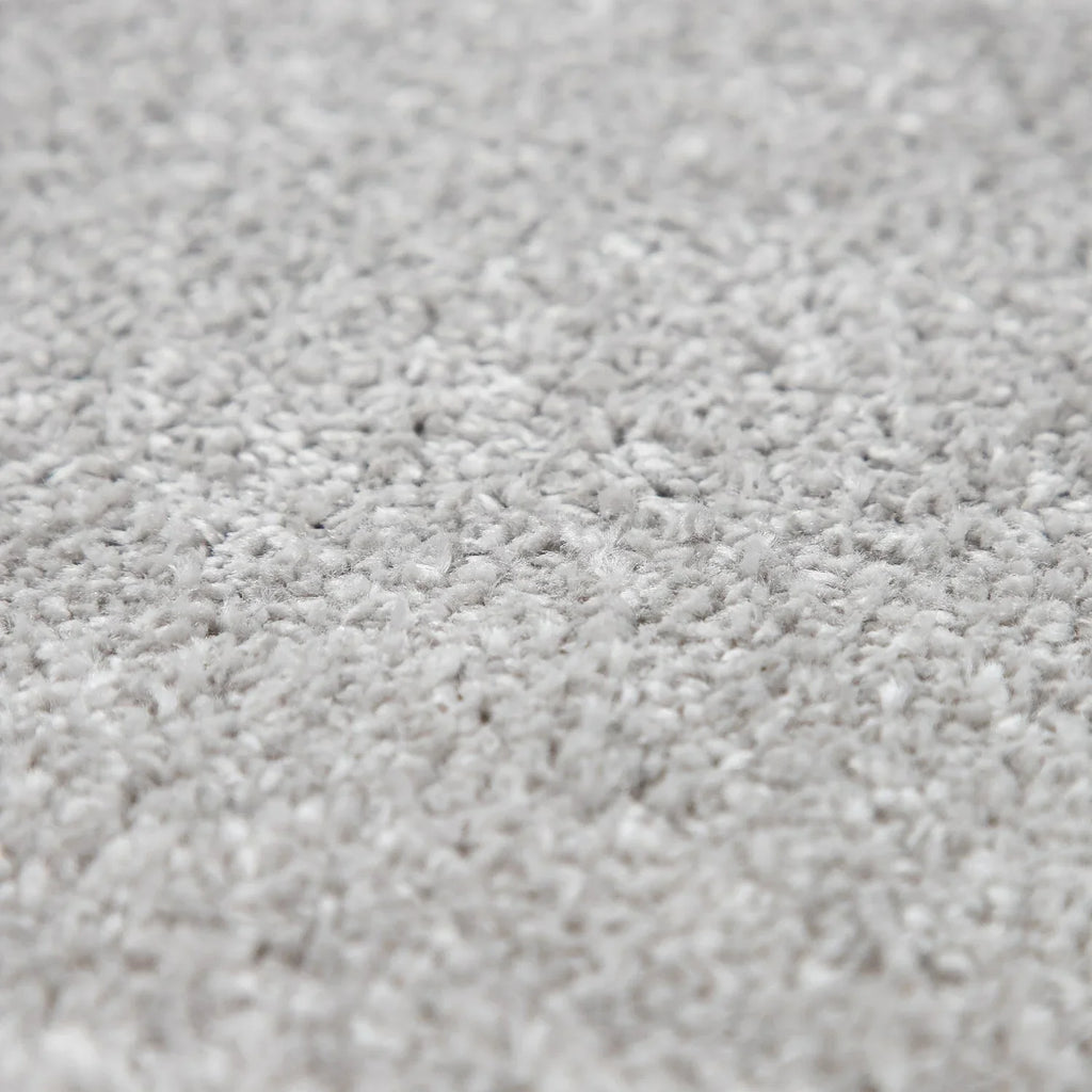 Solid Flatweave Rug Porto for Living Room - Silver RugYourHome