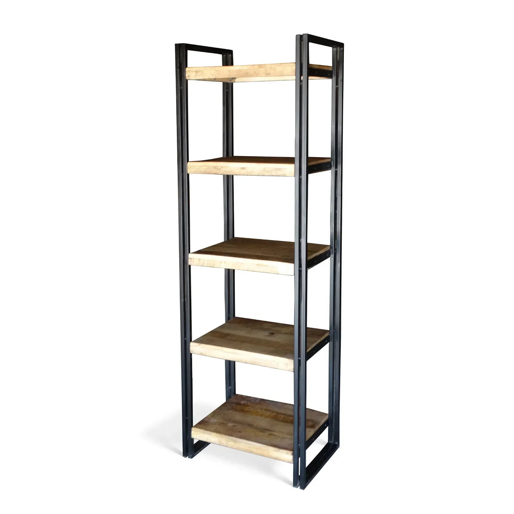 Solid Mango Wood Tall Bookcase