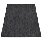 Solid Outdoor Rug for Patio or Balcony weatherproof in Mottled Anthracite RugYourHome