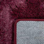 Solid Shag Rug Silky Soft & Fluffy In Purple RugYourHome