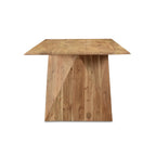Solid Wood Angled Leg Dining Table - 80 Inch