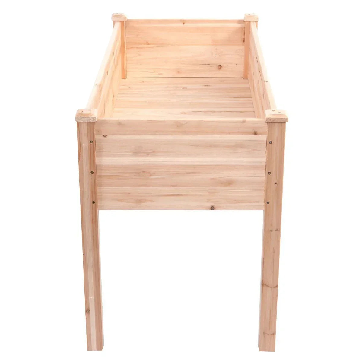 Solid Wood Cedar 30-inch High Raised Garden Bed Planter Box