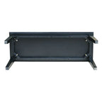 Solid Wood Entryway Accent Bench in Black Finish