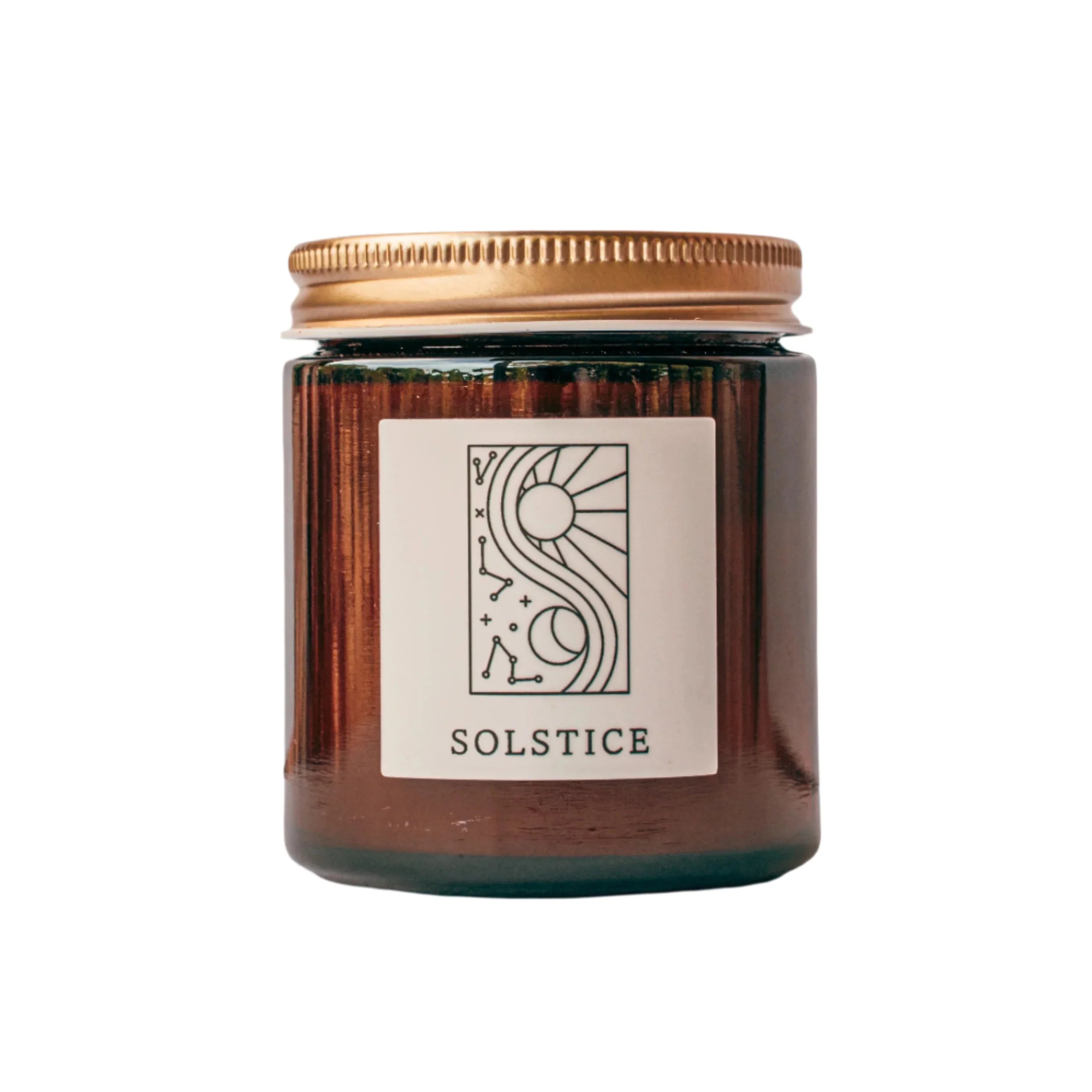 Solstice Fine Fragrance Candle, back view - House Of Avana