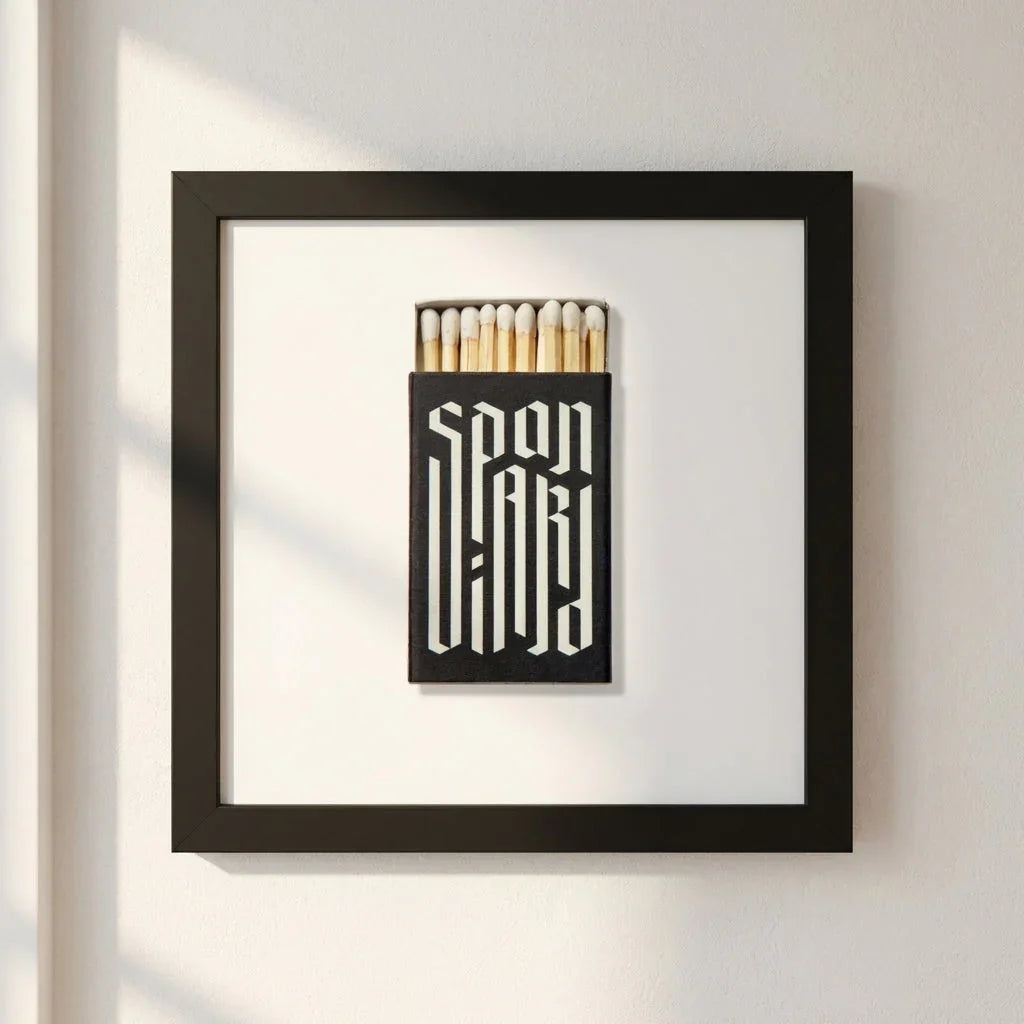Spaniard Matchbox Framed Print