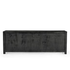 Sparrow Solid Wood 3 Door Media Console - Gray
