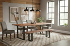 Sparrow Solid Wood Dining Bench - Brown