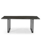 Sparrow Solid Wood Dining Table - Gray