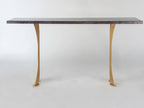 Split Leg Sofa Table (Black with gold legs) Enrico Bartolini