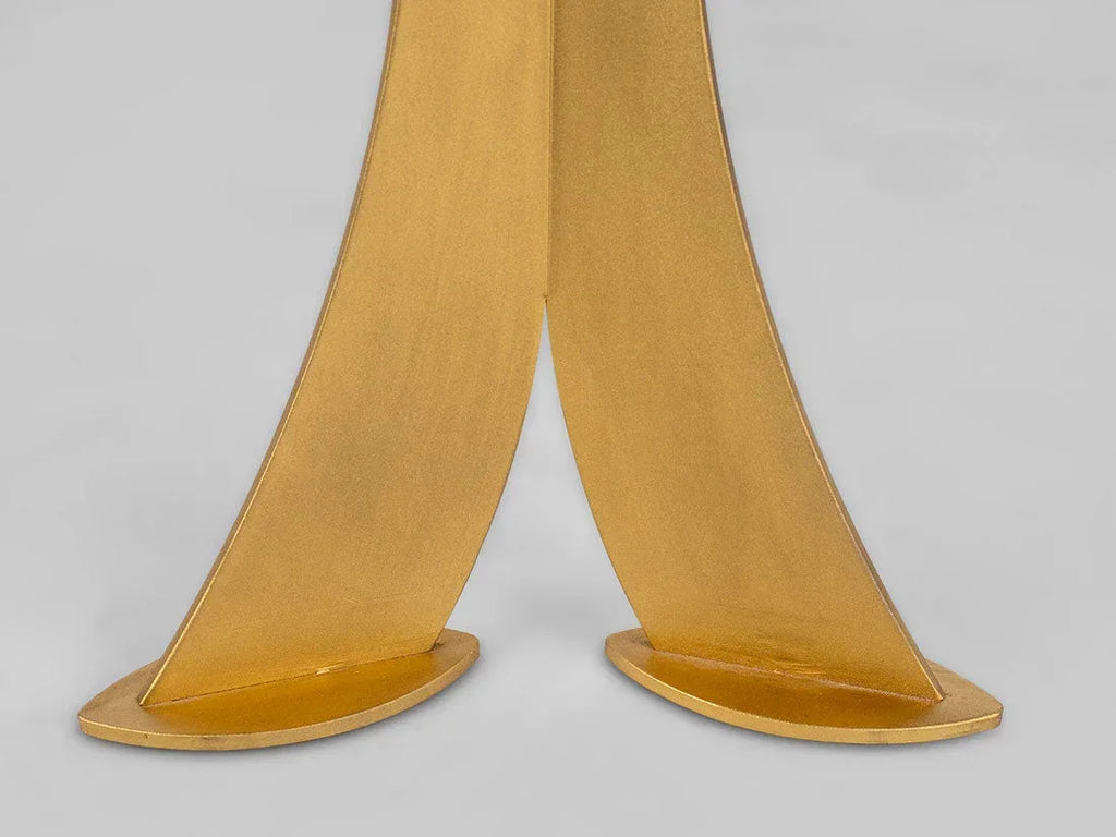 Split Leg Sofa Table (Black with gold legs) Enrico Bartolini
